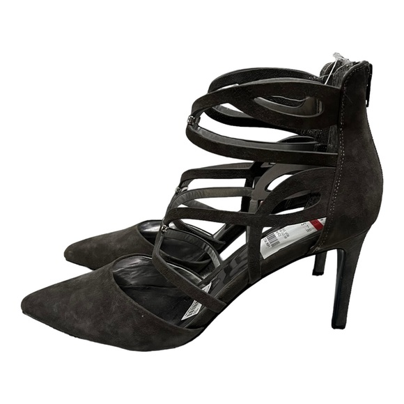 Carlos by Carlos Santana Thea Pointed Toe Pump, Grey Women’s Size 11 - Picture 2 of 7